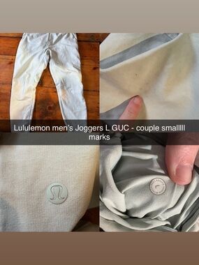 Lululemon Men’s Joggers in Light tealish blue color